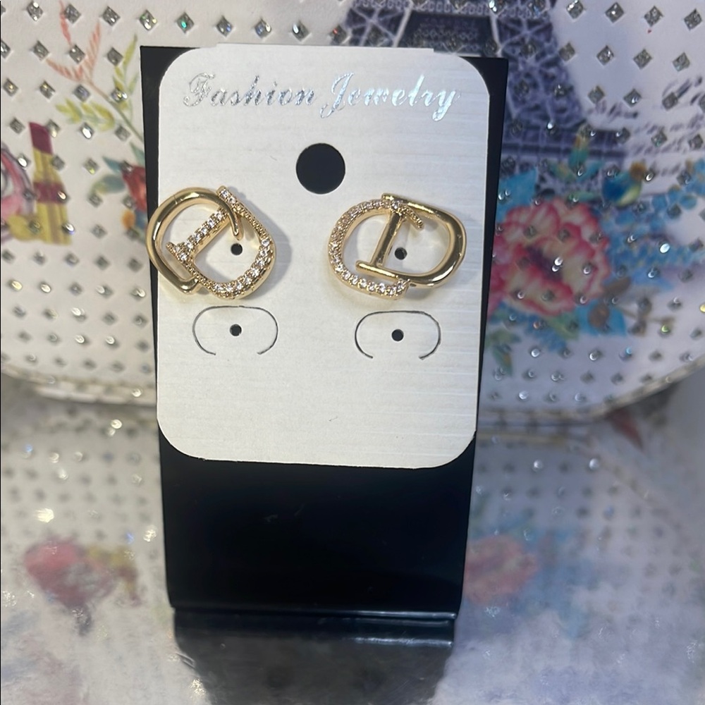 Gold Fashion Jewelry Earrings